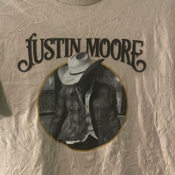 JUSTIN MOORE TEE SHIRT TOUR - Picture 2 of 5